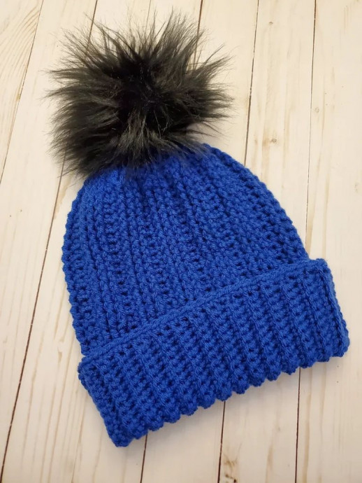 Create Your Own Cozy Crochet Valleys Ribbed Beanie - Perfect for All Ages