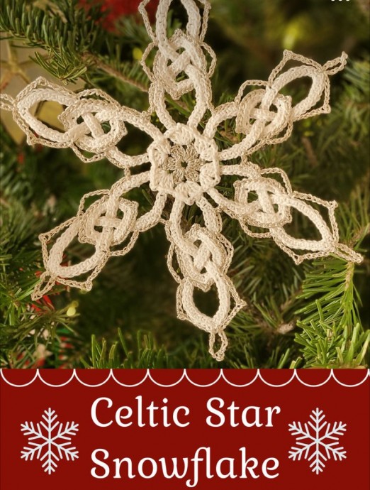 Crochet Celtic Snowflake