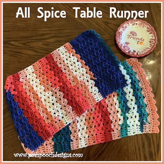 Crochet All Spice Table Runner