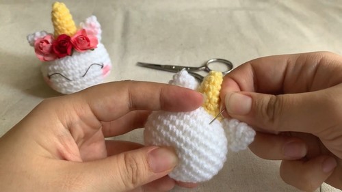 Crochet Baby Unicorn Doll
