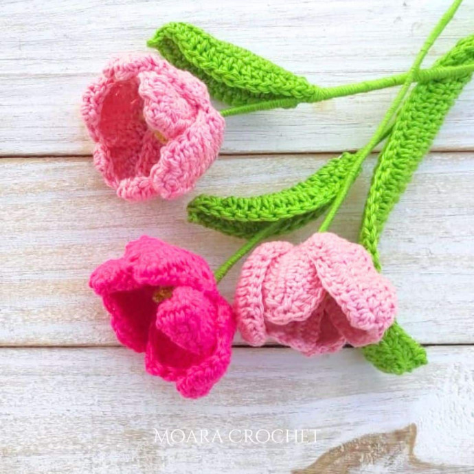 Create Beautiful Crochet Tulip Flowers: A Step-by-Step Guide