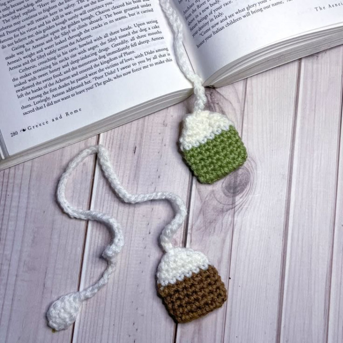 Create an Adorable Crochet Tea Bag Bookmark: A Step-by-Step Guide