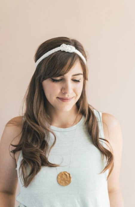 Crochet Chained Infinity Headband (Free Pattern) Crochet Chained Infinity Headband (Free Pattern)