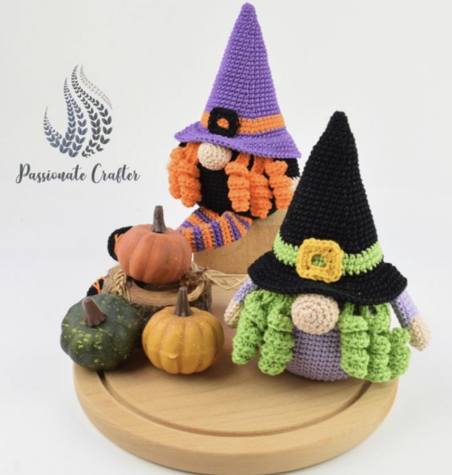 Create Adorable Crochet Witch Gnomes for a Spooky Halloween Decoration Create Adorable Crochet Witch Gnomes for a Spooky Halloween Decoration