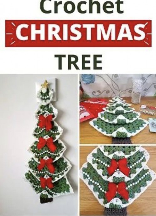 Free Crochet Pattern: Easy Granny Square Christmas Tree