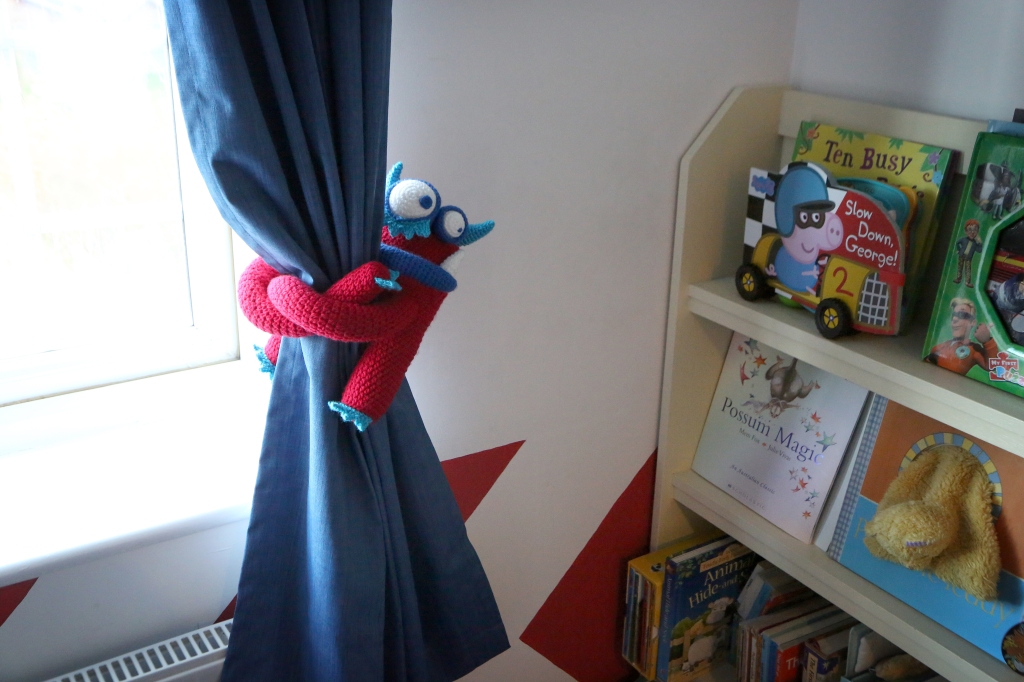 Crochet Monster Curtain Tiebacks