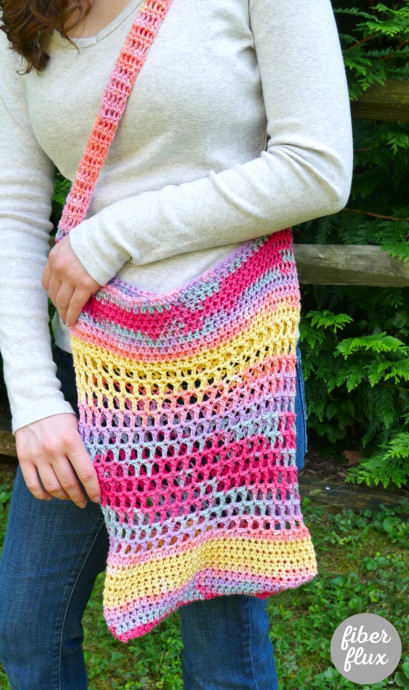 Crochet Market Tote Bag