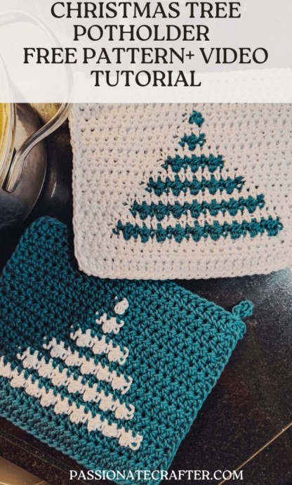 Crafting a Unique Christmas Tree Potholder: Perfect Gift for the Holiday Season