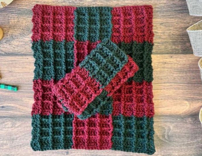 Create Your Own Beautiful Plaid Waffle Stitch Dishcloth: A Complete Guide with Materials and Instructions Create Your Own Beautiful Plaid Waffle Stitch Dishcloth: A Complete Guide with Materials and Instructions
