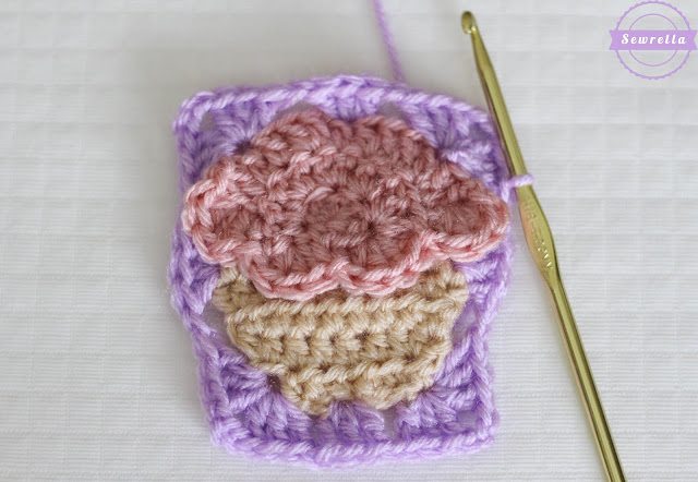 Crochet Cupcake Granny Square Pattern - Create Your Delightful Crochet Treat