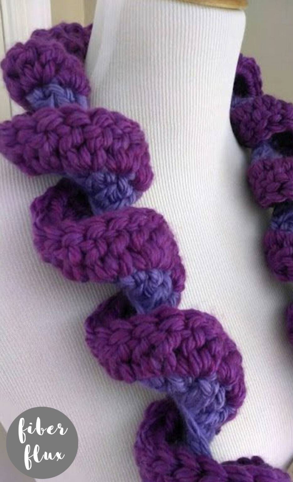 Create Your Own Elegant Grape Jelly Scarf - A Stylish Crochet Accessory