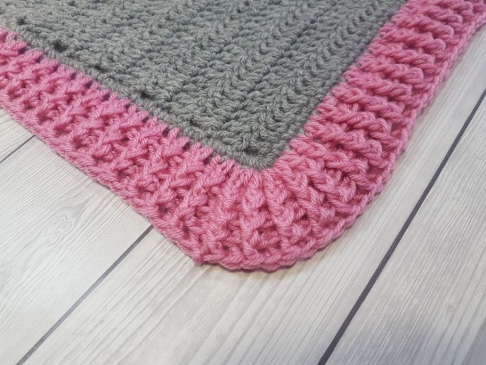 Crochet Rib Border For Any Blanket