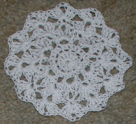 Crochet Bridal Coaster
