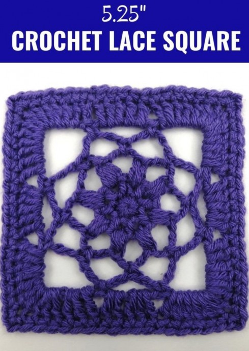 Crafting a Beautiful 5.25-Inch Lace Square Through Crochet: Techniques and Materials