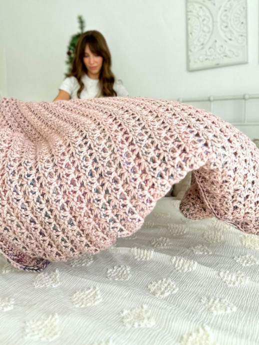 Crochet Starlight View Throw