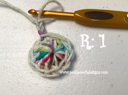 Crochet Ruffle Coasters