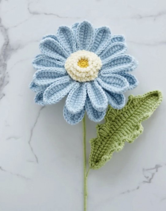 Create Your Own Charming African Daisy Flower with This Easy Crochet Pattern Create Your Own Charming African Daisy Flower with This Easy Crochet Pattern