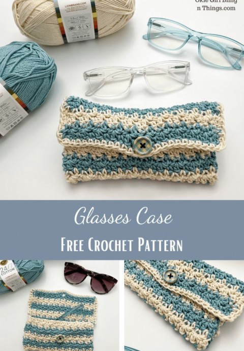 Easy Crochet Glasses Case Free Pattern