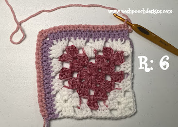 Create Your Own Crochet Mitered Heart Granny Square - Easy Pattern Guide