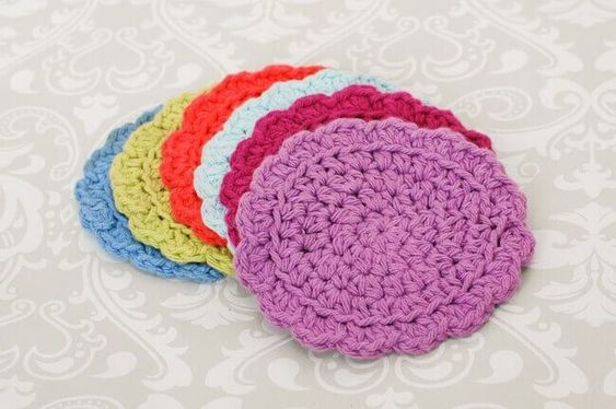 Crochet Summer Coaster Set