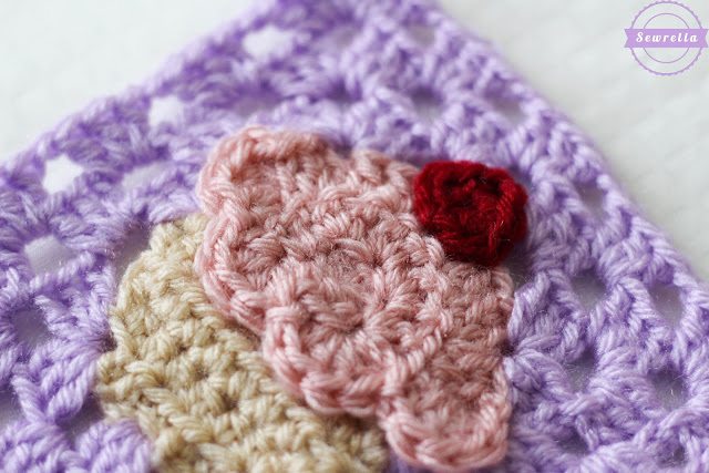 Crochet Cupcake Granny Square Pattern - Create Your Delightful Crochet Treat
