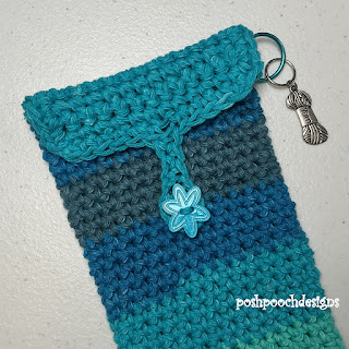 Crochet Cotton Pencil Bag