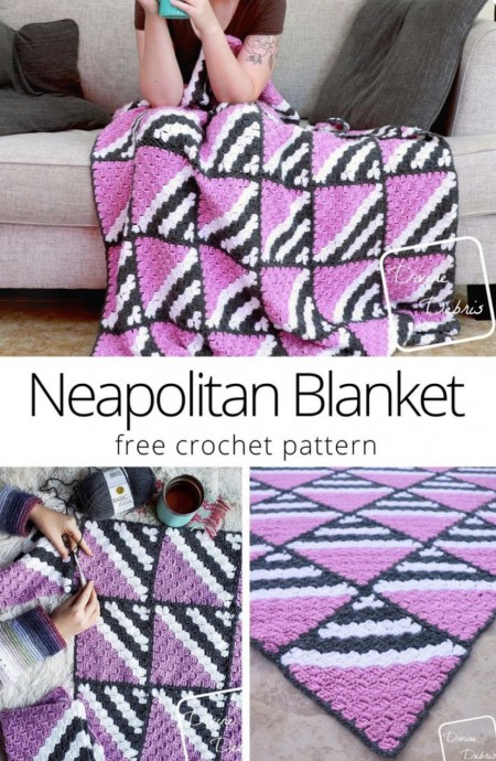 Crochet Neapolitan Blanket