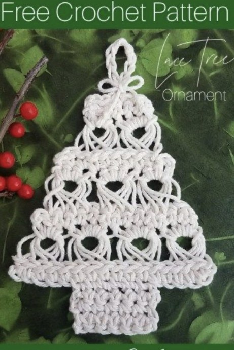 Lace Tree Ornament