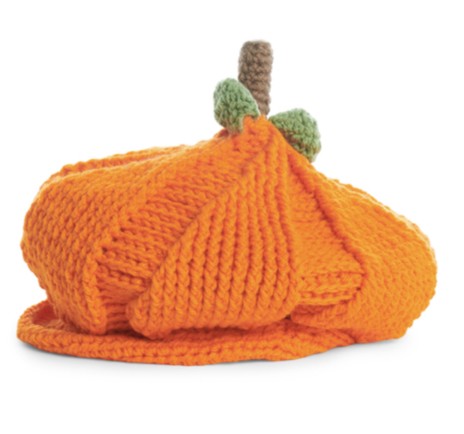 Crochet Newsboy Pumpkin Hat (Free Pattern)