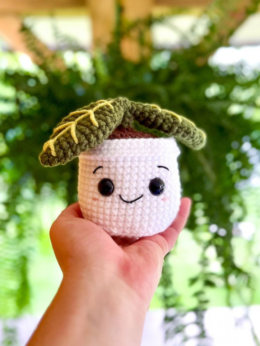 Crochet Mini Plant Buddy Amigurumi Crochet Mini Plant Buddy Amigurumi