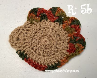 Crochet Chicken And Turkey Coasters