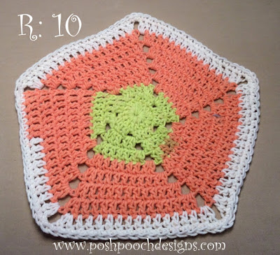 Crochet Pinwheel Washcloth
