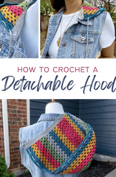 Create Your Own Detachable Granny Stitch Crochet Hood – A Fun and Easy Project Create Your Own Detachable Granny Stitch Crochet Hood – A Fun and Easy Project