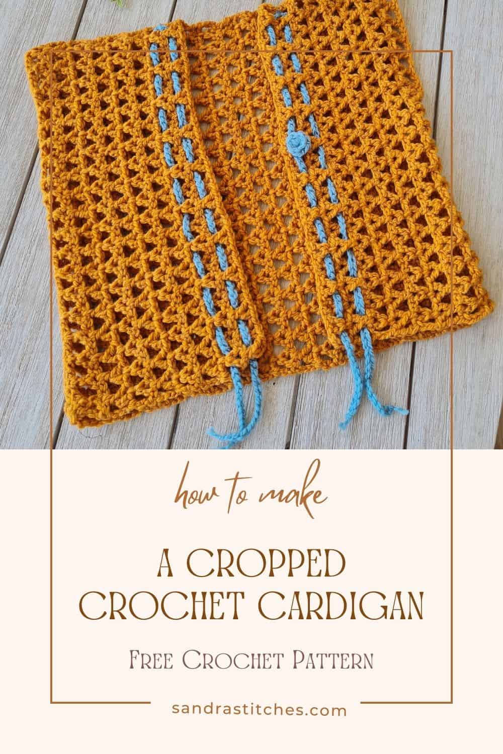 Crochet Cropped Cardigan