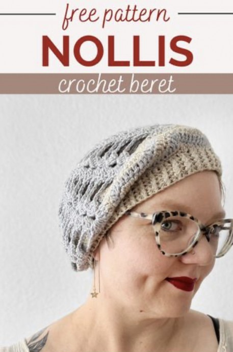 Nollis Crochet Beret Pattern