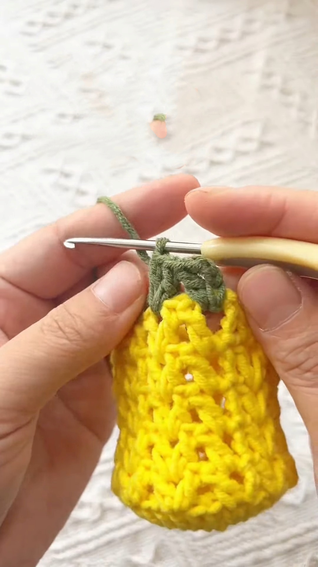 Crochet Pineapple Earphone Bag: A Fun and Functional Accessory for Earphones