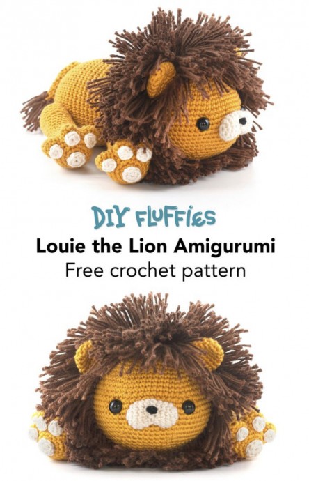 Free Crochet Pattern: Beautiful Lion Amigurumi