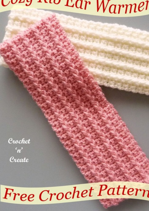 Make Your Own Crochet Cozy Rib Earwarmers - Stylish and Warm Winter Accessory Make Your Own Crochet Cozy Rib Earwarmers - Stylish and Warm Winter Accessory