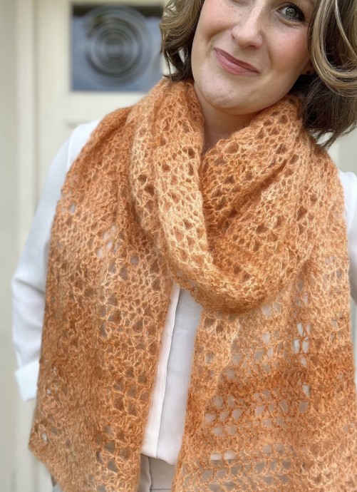 Create Your Own Elegant Orange Blossom Crochet Scarf with This Easy Pattern Create Your Own Elegant Orange Blossom Crochet Scarf with This Easy Pattern