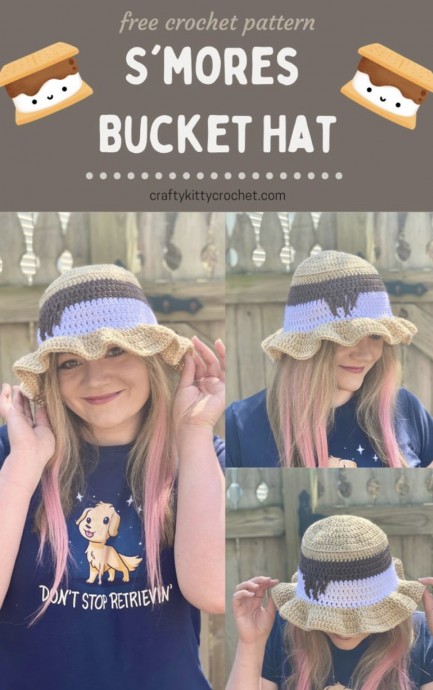 Easy and Stylish S'mores Bucket Hat Crochet Pattern for All Skill Levels Easy and Stylish S'mores Bucket Hat Crochet Pattern for All Skill Levels