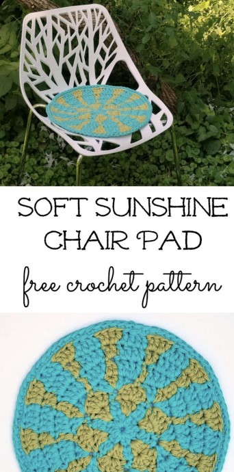 Free Crochet Pattern: Soft Sunshine Chair Pad