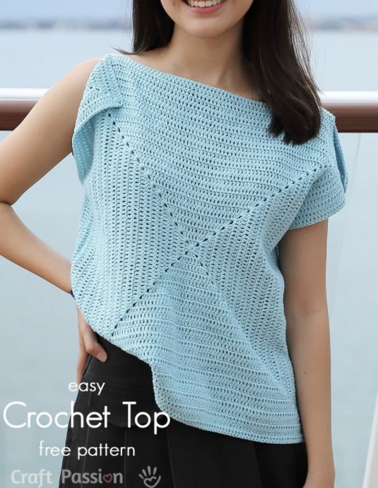 Create Your Own Stylish Solid Square Crochet Top for Every Occasion Create Your Own Stylish Solid Square Crochet Top for Every Occasion