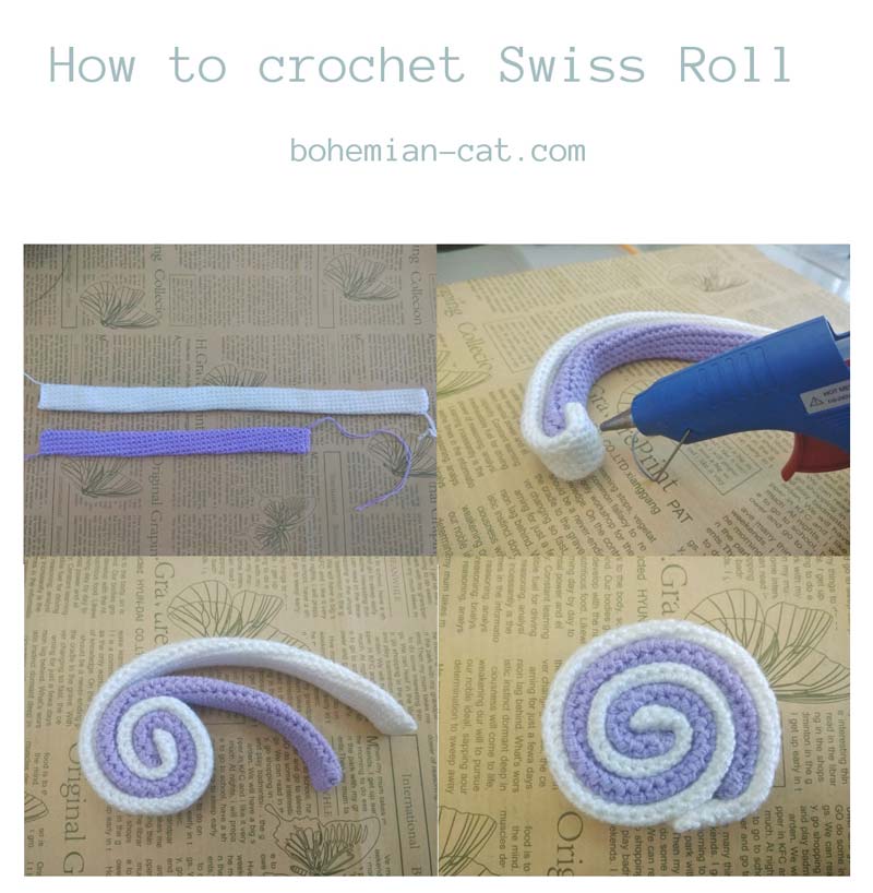 Create Your Own Crochet Cake Slice (Swiss Roll) - A Whimsical Amigurumi Project