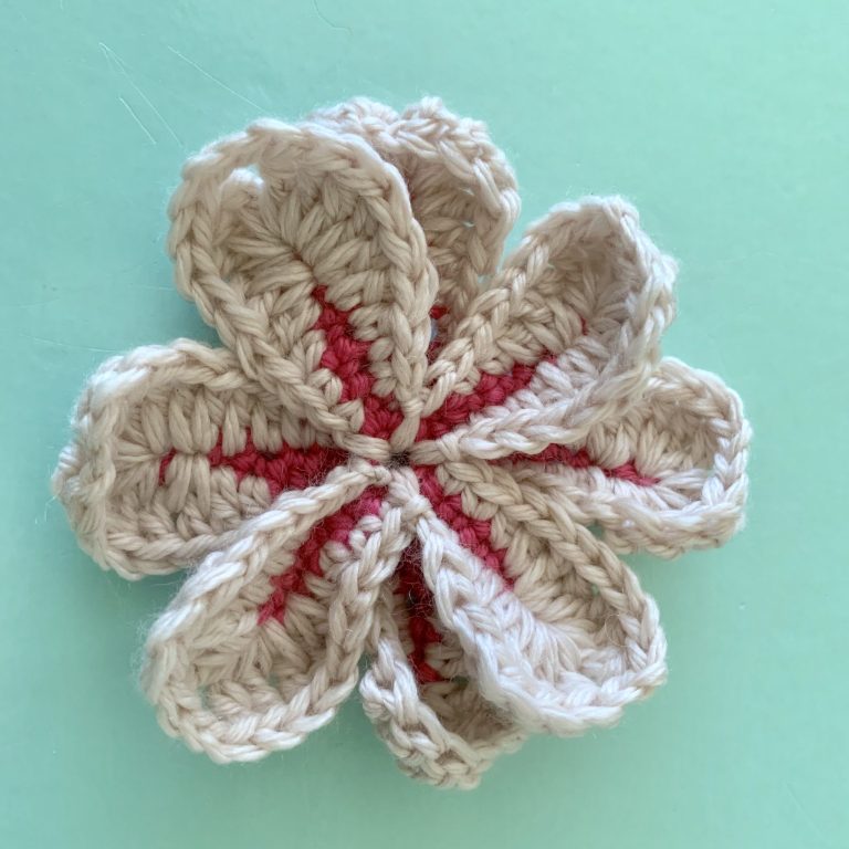 Crochet Spring Blooms Misty Magnolia Square