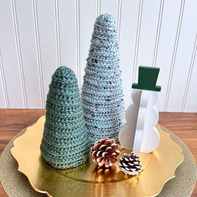 Create Your Own Crochet Evergreen Cone Tree - Fun Holiday Decor Project Create Your Own Crochet Evergreen Cone Tree - Fun Holiday Decor Project