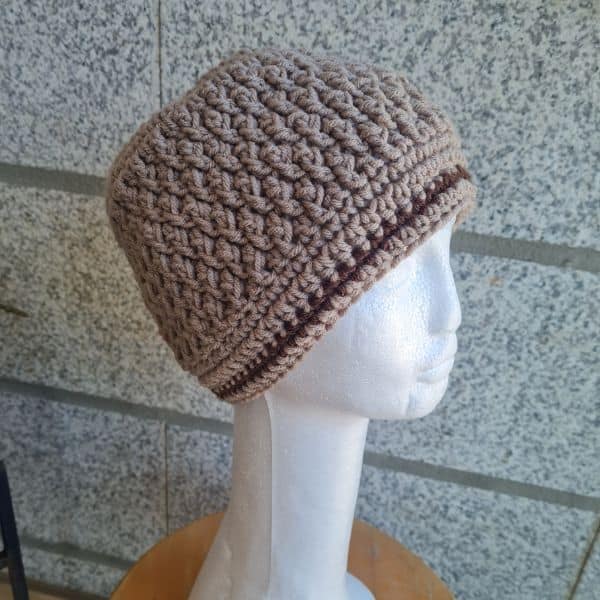 Crochet Textured Beanie