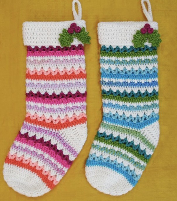 Crochet Fabulously Festive Christmas Stockings