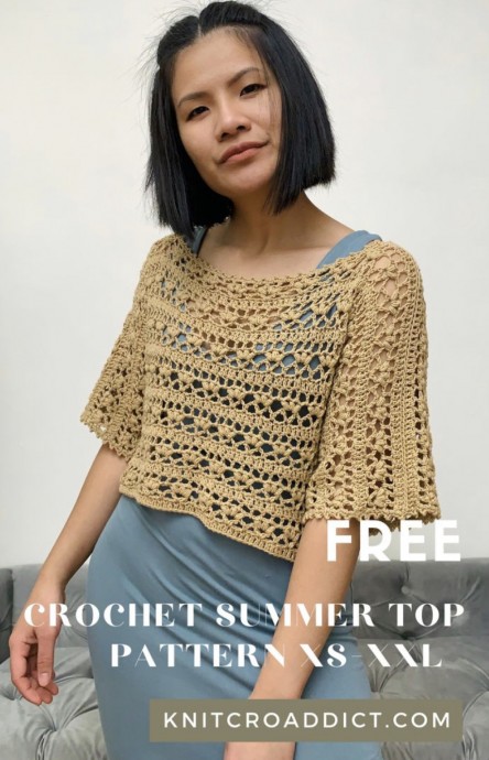 Create Your Stylish Lacy Summer Top: A Crochet Pattern for Comfort and Elegance Create Your Stylish Lacy Summer Top: A Crochet Pattern for Comfort and Elegance