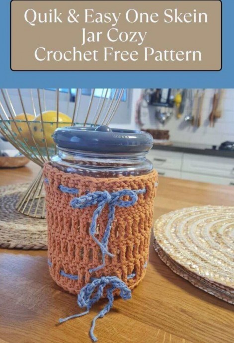 Crochet Jar Cozy