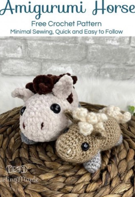 Create Adorable Miniature Horses with the Pocket Pal Horse Crochet Pattern Create Adorable Miniature Horses with the Pocket Pal Horse Crochet Pattern